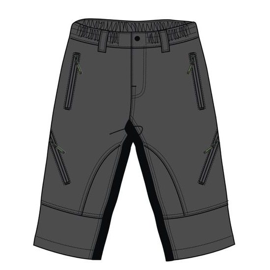 Eigo Zenith Baggy pánské šortky s Coolmax vložkou břidlice/černé