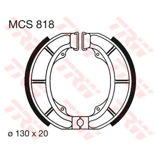 Brzdové pakny MCS818