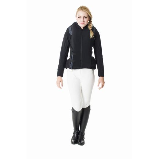 AIR Shell bunda černá/ šedá včetně airbagové vložky Zip in 1, velikost S