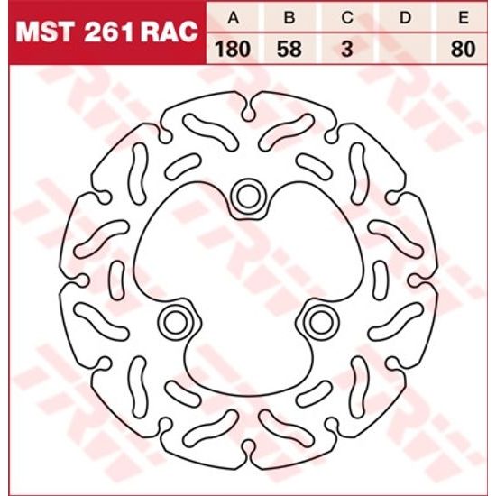 RACING Brzdový kotouč MST261RAC
