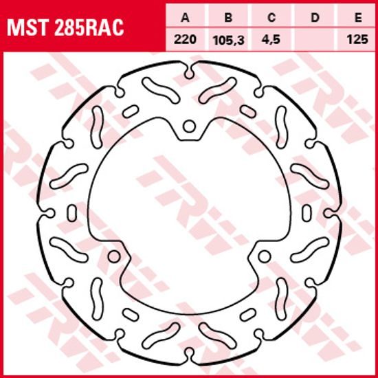 Brzdový kotouč MST285RAC