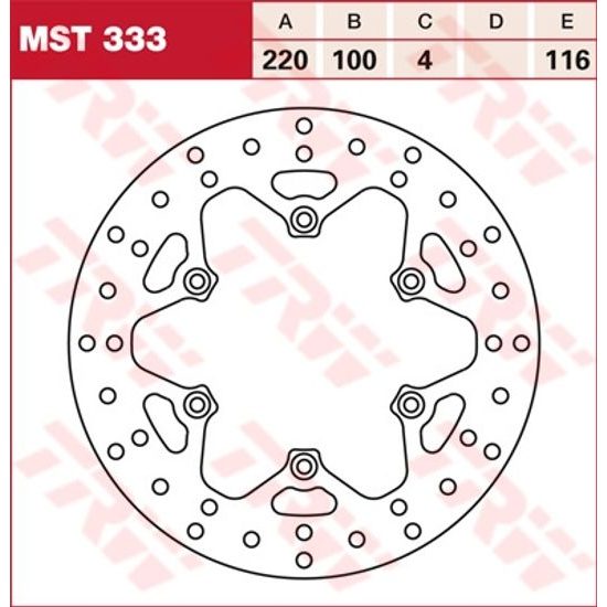 Brzdový kotouč MST335