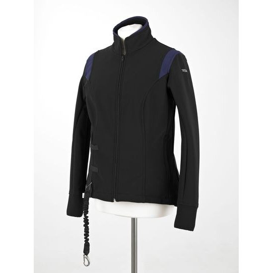 AIR Shell bunda černá/ modrá