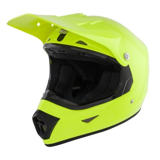 GSB XP-7 dětská MX OFF ROAD přilba fluo žlutá