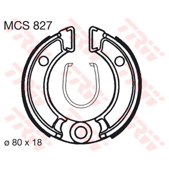 Brzdové pakny MCS827