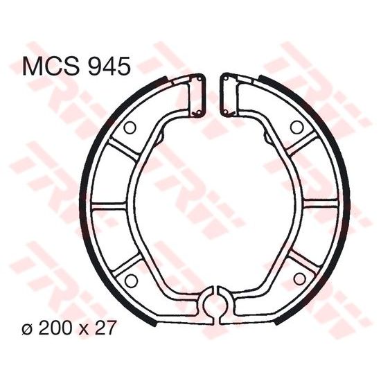 Brzdové pakny MCS945