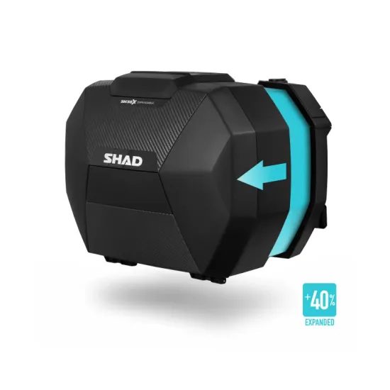 Boční kufry SHAD SH38X karbon (sada 2 ks)