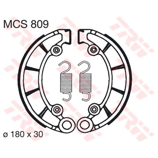 Brzdové pakny MCS809