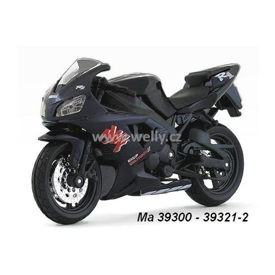 Model YAMAHA YZF-R1 1:18 - tmavě modrá