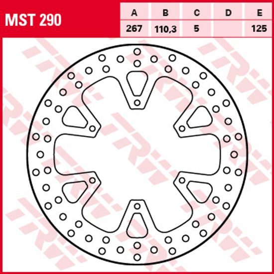 Brzdový kotouč MST290
