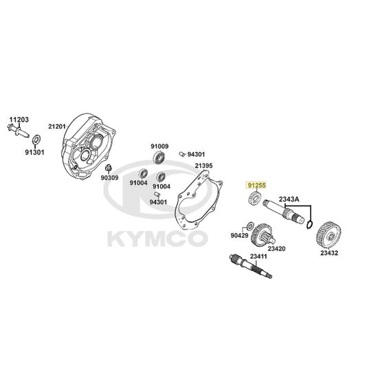 Gufero 27x42x07 pro Kymco Agility, DJ, Super 8 a další
