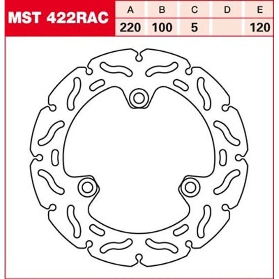 Brzdový kotouč MST422RAC