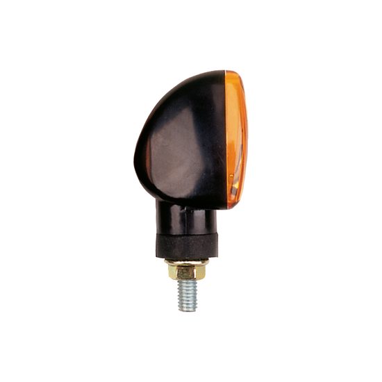 Kapotážový blinkr MICRO ARROWS- černý, 70mm s oranžovým sklíčkem