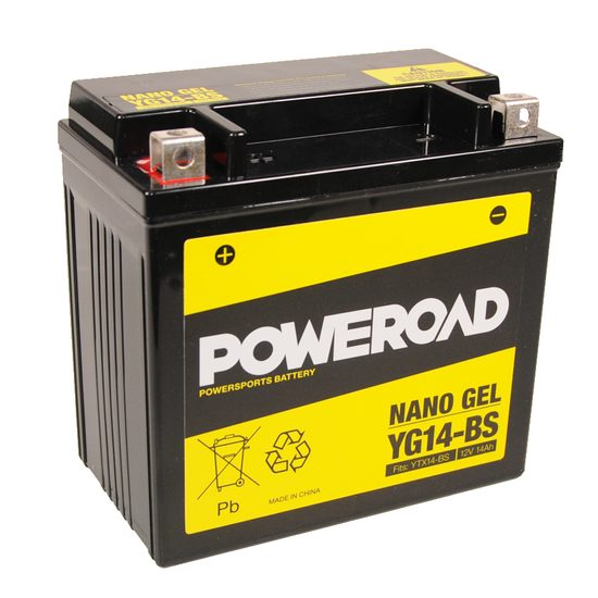Poweroad baterie Gel YG14-BS/12V-14AH