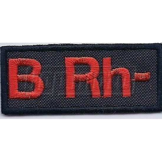 Nášivka krevní skupina B RH-