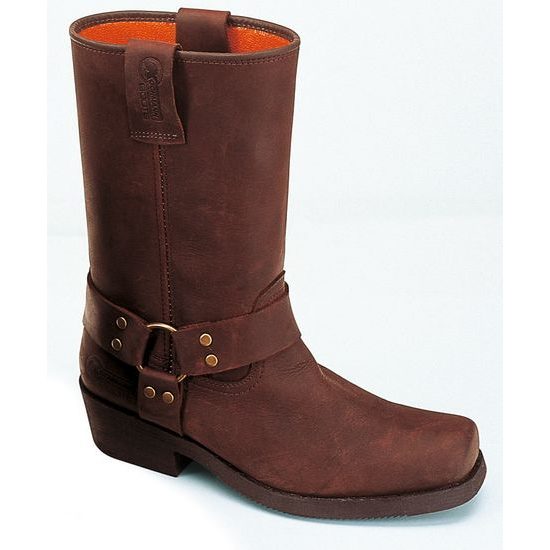 Western moto obuv- koně / CRUISER 1000 - hnědé