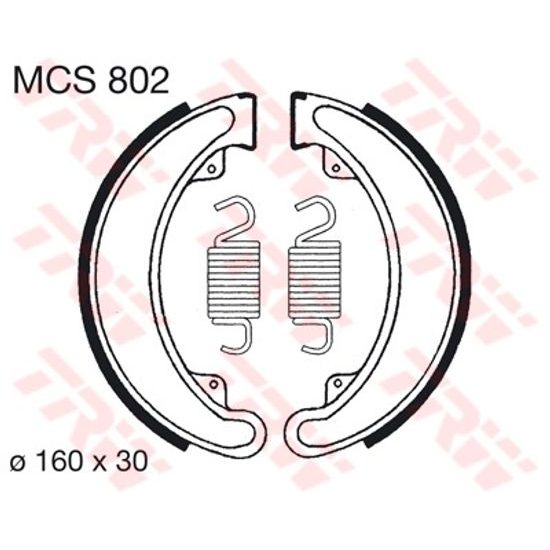Brzdové pakny MCS802
