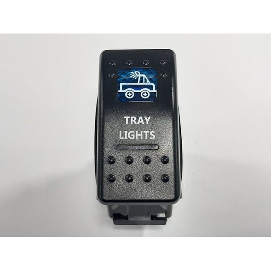 Vypínač TRAY LIGHTS / osvětlení zadního prostoru