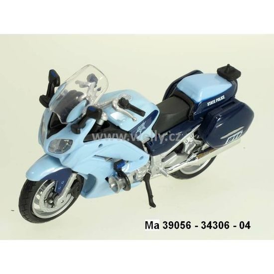 Model Yamaha FJR1300A State Police 1:18 - modrá
