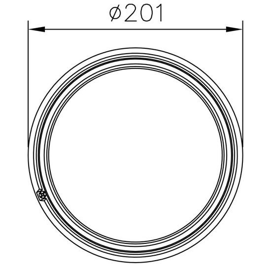 Moto světlo hlavní LTD-STYLE 7"