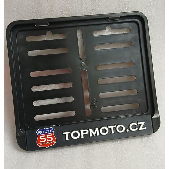 Podložka pod moto SPZ s 3D lemem - Top moto Route 55