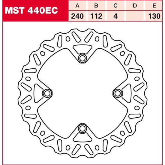 Brzdový kotouč MST440EC
