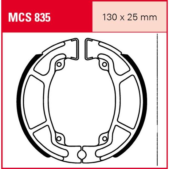Brzdové pakny MCS835