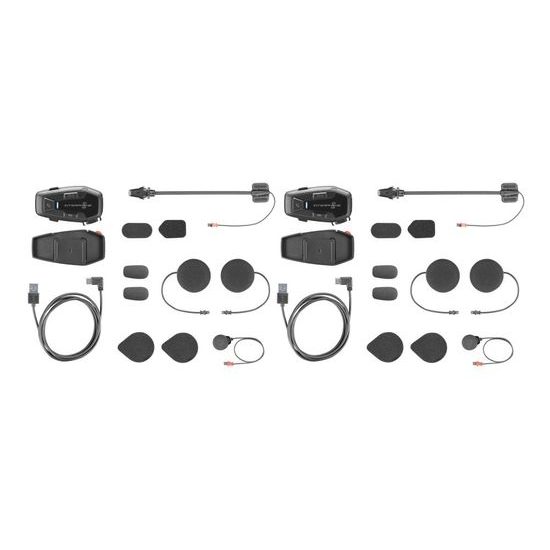 Bluetooth headset pro uzavřené a otevřené přilby Interphone U-COM7R, Twin Pack