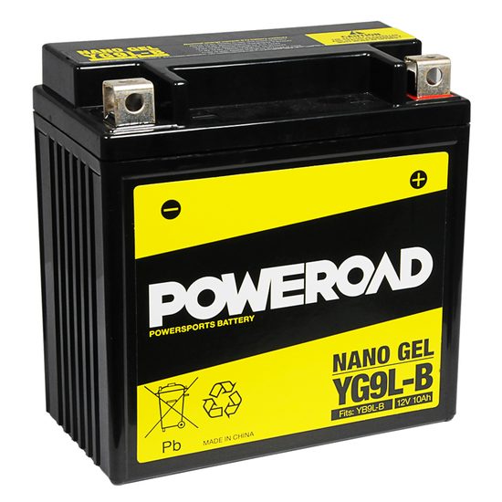 Poweroad baterie Gel YG9L-B/12V-9AH