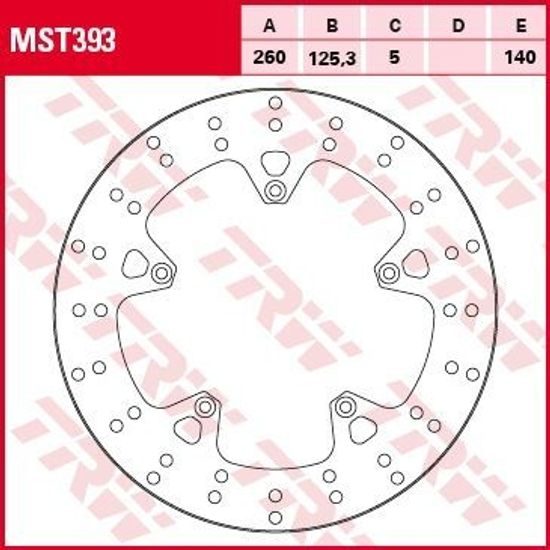 Brzdový kotouč MST393