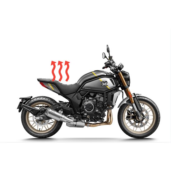 Vyhřívaná sedačka s el. regulací teploty ( jednodílná sedačka 700CL-X, 700CL-X Adventure ) - SPOLUJEZDEC