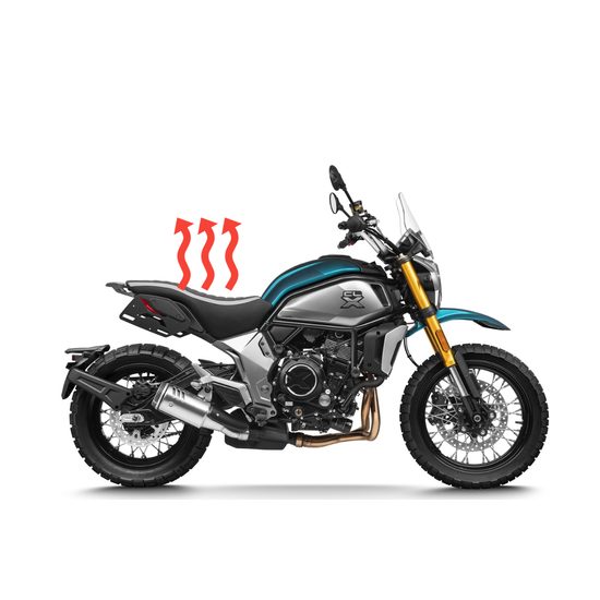 Vyhřívaná sedačka s el. regulací teploty ( jednodílná sedačka 700CL-X, 700CL-X Adventure ) - SPOLUJEZDEC