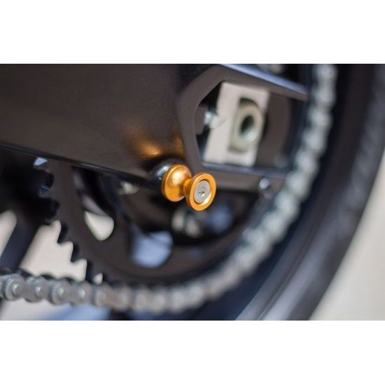 Bike It rolny na kyvnou vidlici zlaté M6x 1,0