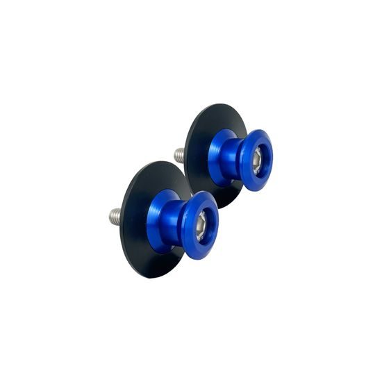 BikeTek modré rolny 8mm 1.25 na kyvnou vidlici