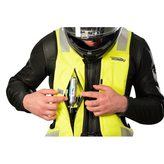 Airbagová vesta e-Turtle Hivis