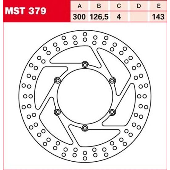 Brzdový kotouč MST379