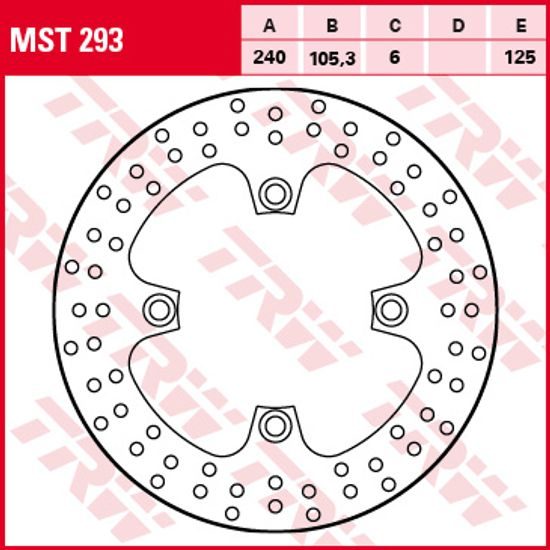 Brzdový kotouč MST293