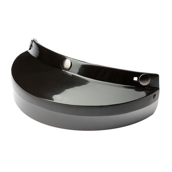 Štít RACE černý pro JET přilby s 3 patentky