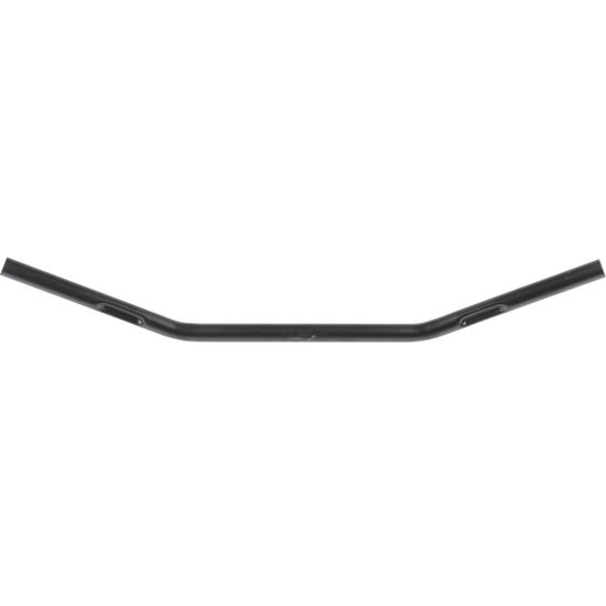 Ocelová řídítka, černá,s díry na kabely MCL123SKK