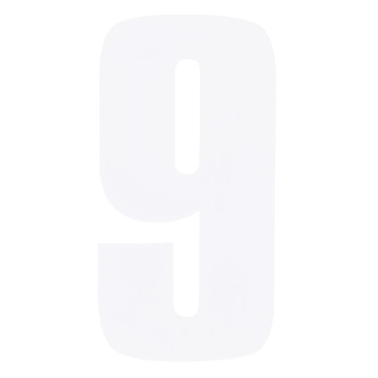 Bike It závodní MX číslo 20cm, bílé