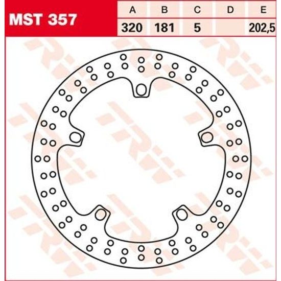 Brzdový kotouč MST357