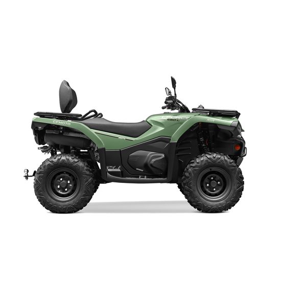 CFMOTO Gladiator X450-A NOVÝ, EPS ,T3b G2 - Zelená 1 KUS IHNED K ODBĚRU ! v ceně je již započítán příplatek za posilovač řízení a příplatek za opěrku spolujezdce a madla ..