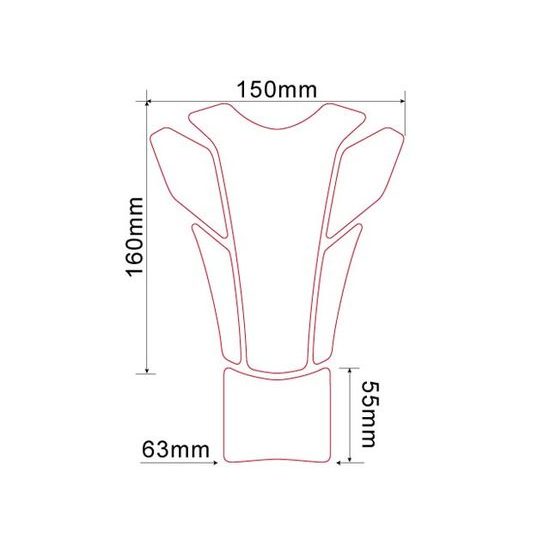 Keiti Tankpad karbon