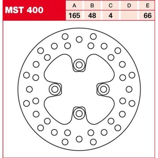 Brzdový kotouč MST400