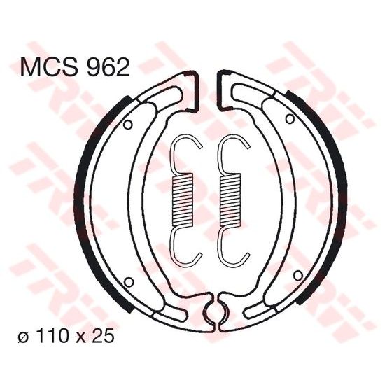 Brzdové pakny MCS962