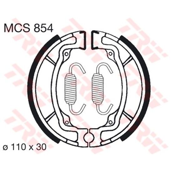 Brzdové pakny MCS854