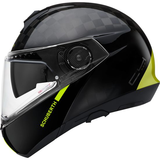 Vyklápěcí přilba / SCHUBERTH C4 Pro - Carbon Fusion yellow