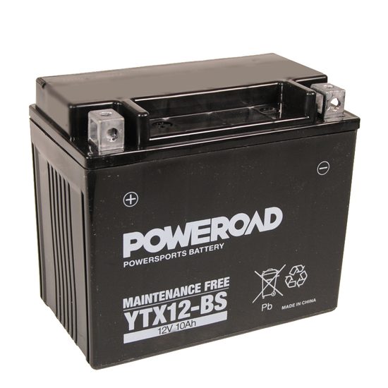 Poweroad baterie YTX12-BS 12V/10A