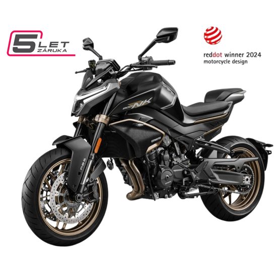 CFMOTO 800NK Sport EUR 5 / Zircon Black - Černá matná - IHNED K ODBĚRU