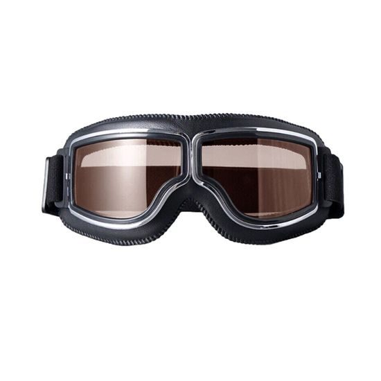 Moto brýle California černé, tónovaná čočka